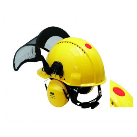 Elmetto Forestale Peltor G3000d Giallo
