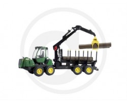 Trattore Giocattolo BRUDER JOHN DEERE 1210E FORWARDER TRASPORTO