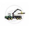 Trattore Giocattolo BRUDER JOHN DEERE 1210E FORWARDER TRASPORTO
